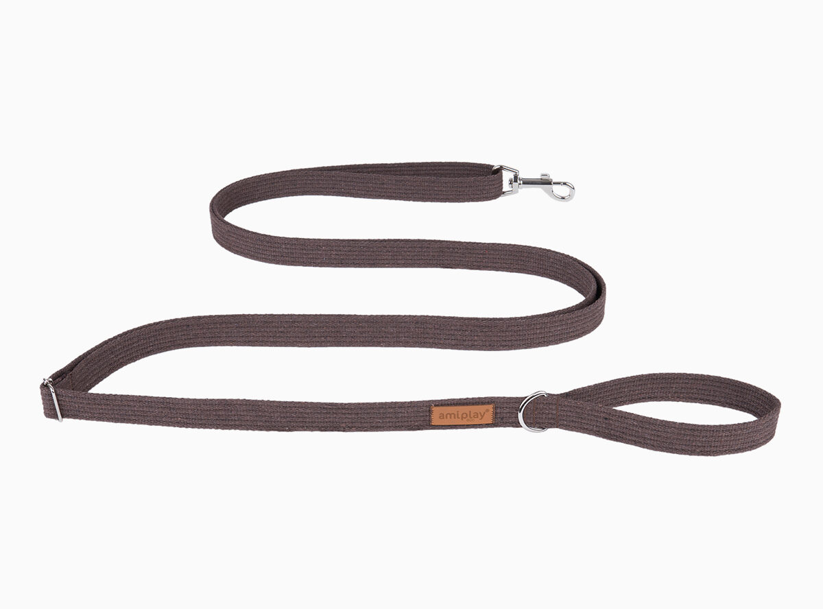 smycz-cotton-regulowana-brown-img1 smycz-cotton-regulowana-brown-img1